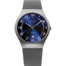 11937-078 Bering Time Mens Blue Grey Watch