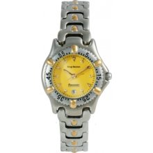 19166KL Krug Baumen Ladies Oceanmaster Two Tone Yellow Dial