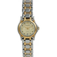 4122KL Krug Baumen Ladies Marquis Two Tone Gold Dial