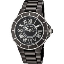 a_line Watches Women's Marina Black Dial Black Ceramic Black Ceramic