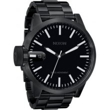 A198-1001 Nixon The Chronicle SS All Black Watch