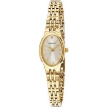 Accurist Ladies' Petite, Champagne Oval Dial, Gold Plated LB1336G Watch