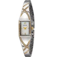 Accurist Lb1694p Ladies Watch With Mother Of Pearl Dial