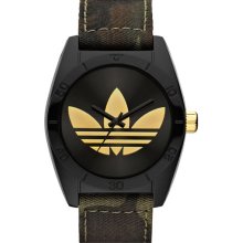 adidas Originals 'Santiago' Camo Fabric Strap Watch