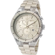 Adidas Watches Cambridge Chronograph Beige Dial Light Gold Toned Alumi