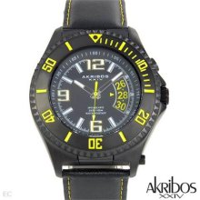 AKRIBOS XXIV AK460YL Swiss Movement Men's Watch