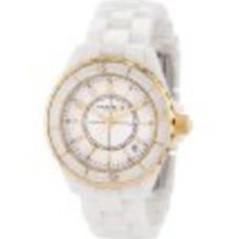 Akribos XXIV Women's AKR484WTG Allura Gold-Tone White Ceramic