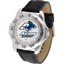 Akron Zips UA Mens Leather Sports Watch