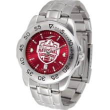 Alabama 2012 Bcs National Championship Mens Steel Anochrome Sport Watch