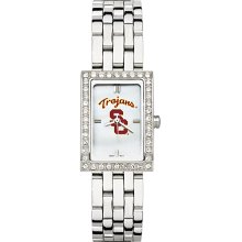 Alluring University Of Southern California Watch with Logo in Stainless Steel