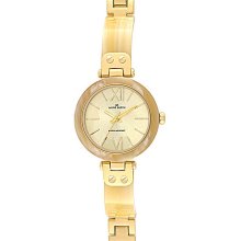 Anne Klein Light Beige Horn Bangle Watch