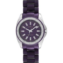 Anne Klein Purple Crystal Resin Women's Diamonds Watch 10-9179prpr