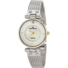 Anne Klein Women's 10/9851MPTT Diamond Dial Two-Tone Stainless-Steel