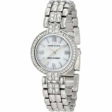 Anne Klein Women's 10-9739MPSV Silver Stainless-Steel Quartz Watc ...