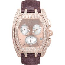 Aqua Master Iced Out Watches Mens Diamond Watch 4.00ct