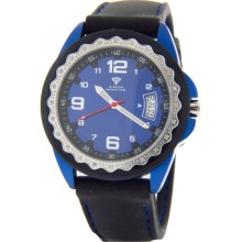 Aqua Master W334BB Blue Steel Case Blue Dial Silicone Men's Watch