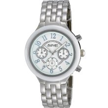 August Steiner Silver-tone Multifunction Ladies Watch AS8039WT