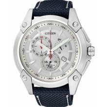 Authentic Citizen Eco-drive Chronograph Sport Chronograph Watch At0851-15a