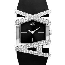 AX Armani Exchange Pave Logo Watch