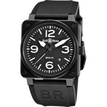 Bell & Ross Aviation BR03-92CARBON Mens wristwatch