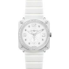 Bell & Ross BR-S White Ceramic Phantom Diamonds