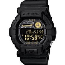 Black casio g-shock vibrating digital watch gd350-1b