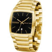 Black Dice Men's Flow BD-001-10 Gold Stainless-Steel Quartz Watch with Black Dial