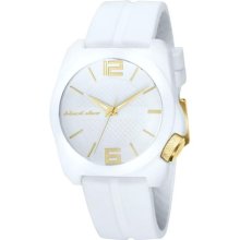 Black Dice Men's King BD-064-04 White Polyurethane Quartz Watch with