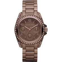 Blair Mini Espresso Glitz Multifunction Watch