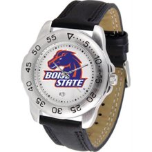 Boise State Broncos BSU Mens Leather Sports Watch