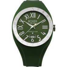 Boxer Roman Numerals Luminous Hunter Green Extra Soft Rubber Date