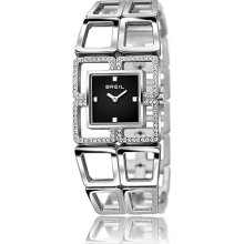 Breil Breilglam Tw1111 Swarovski Crystals Women's Watch 2 Years Warranty