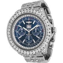 Breitling Bentley Mens Diamond Watch 27.50 Ctw