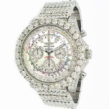 Breitling Bentley Motors Mens A2536212 Diamond Watch 39.00 Ctw