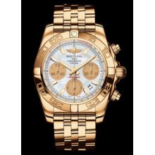 Breitling Chronomat 41 Red Gold Watch #423