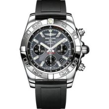 Breitling Chronomat B01 Stainless Steel Polished Bezel AB011012/C789-ocean-racer-black-folding