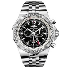 Breitling Men's Bentley GMT Black Dial Watch A4736212.B919.998A