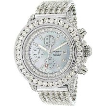 Breitling Super Avenger Mens Diamond Watch 32.40 Ctw