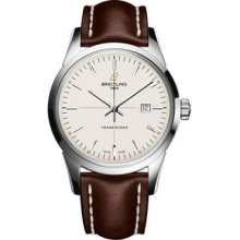 Breitling Transocean Stainless Steel A1036012/G721-leather-black-tang