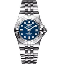 Breitling Women's Galactic Blue Dial Watch A71340L2.C814.368A