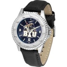 Brigham Young Cougars BYU NCAA Mens Leather Anochrome Watch ...