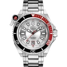 Bulova 98B167 Watch Precisionist Catamount Mens - Silver Dial