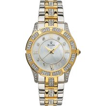 Bulova 98L135 Watch Crystal Ladies - MOP Dial