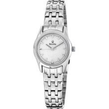 Bulova Bracelet Stainless Steel Silver-tone Dial Women's Watch #96L127