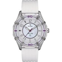 Bulova Marine Star Rubber Ladies Watch 96L144