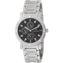 Bulova Men's 96e04 Diamond Multifunction Watch