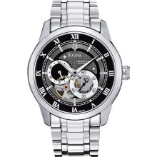 Bulova Mens Silver-Tone Watch