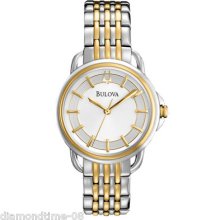 Bulova Two-tone Stainless-steel Women's Dress Watch 98l165