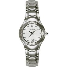 Bulova Women's 96R10 Maestro Diamond Accented Watch