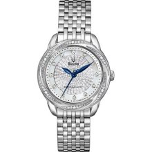 Bulova Women's 96R154 Precisionist Brightwater Pearl Dial Watch